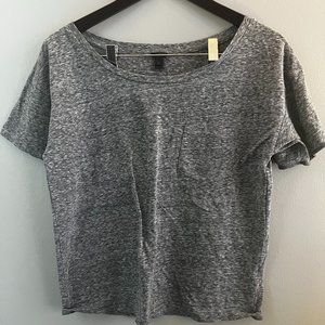 J.Crew Cropped Short-Sleeve Top